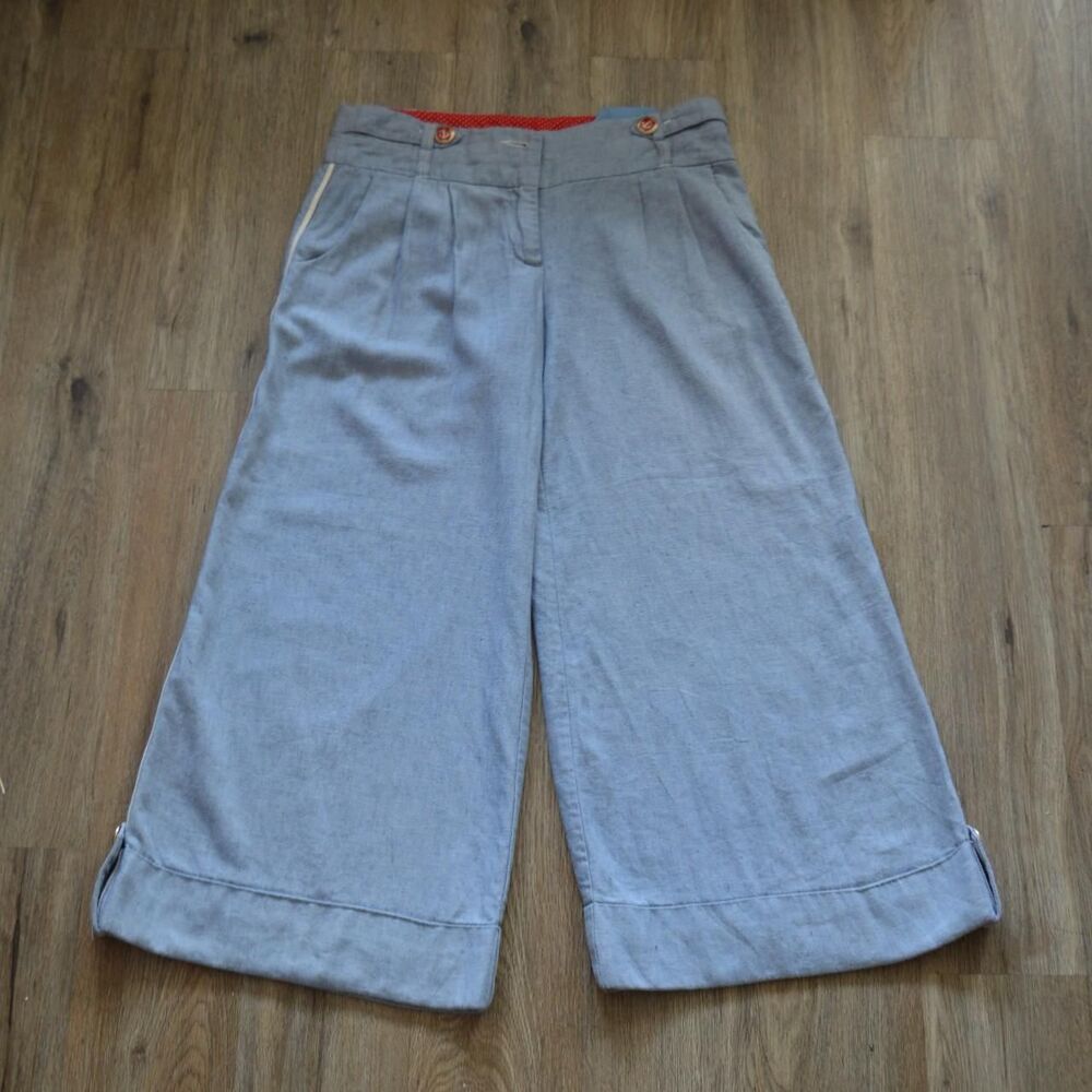 Unbranded Women's White and Blue Trousers